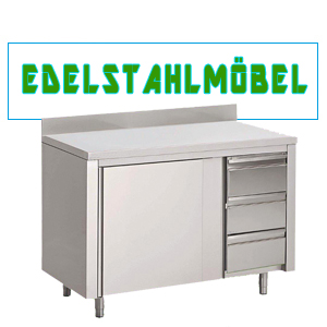 Edelstahlmöbel